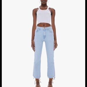 Mother The Insider Crop Step Chew Jean 28